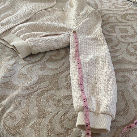 Zara Cream Bomber Jacket - Picture 6 of 9